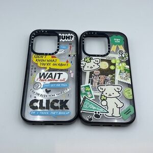 lot of 2 Casetify danny sangra bear iPhone 14 Pro phone case